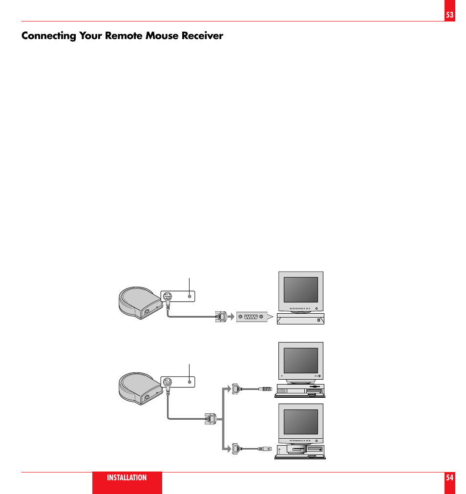 Connecting your remote mouse receiver | NEC LT81 User Manual | Page 28 / 55