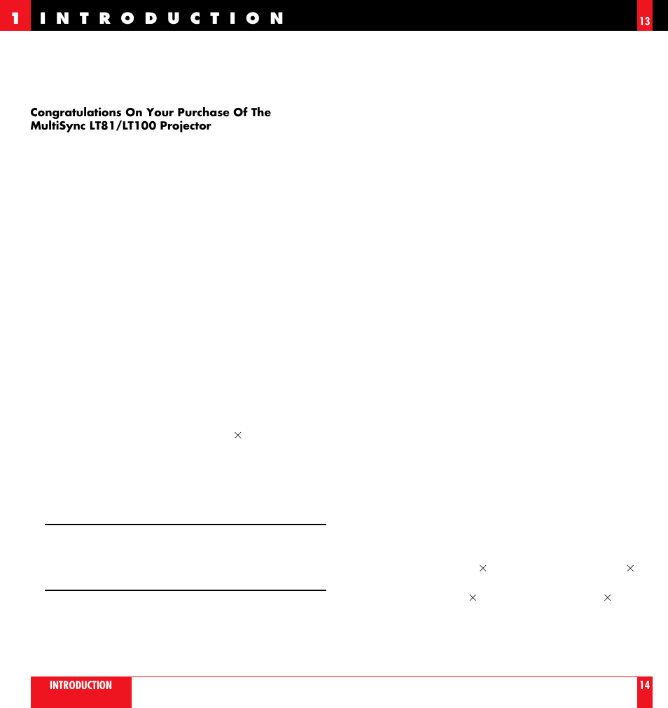 NEC LT81 User Manual | Page 8 / 55