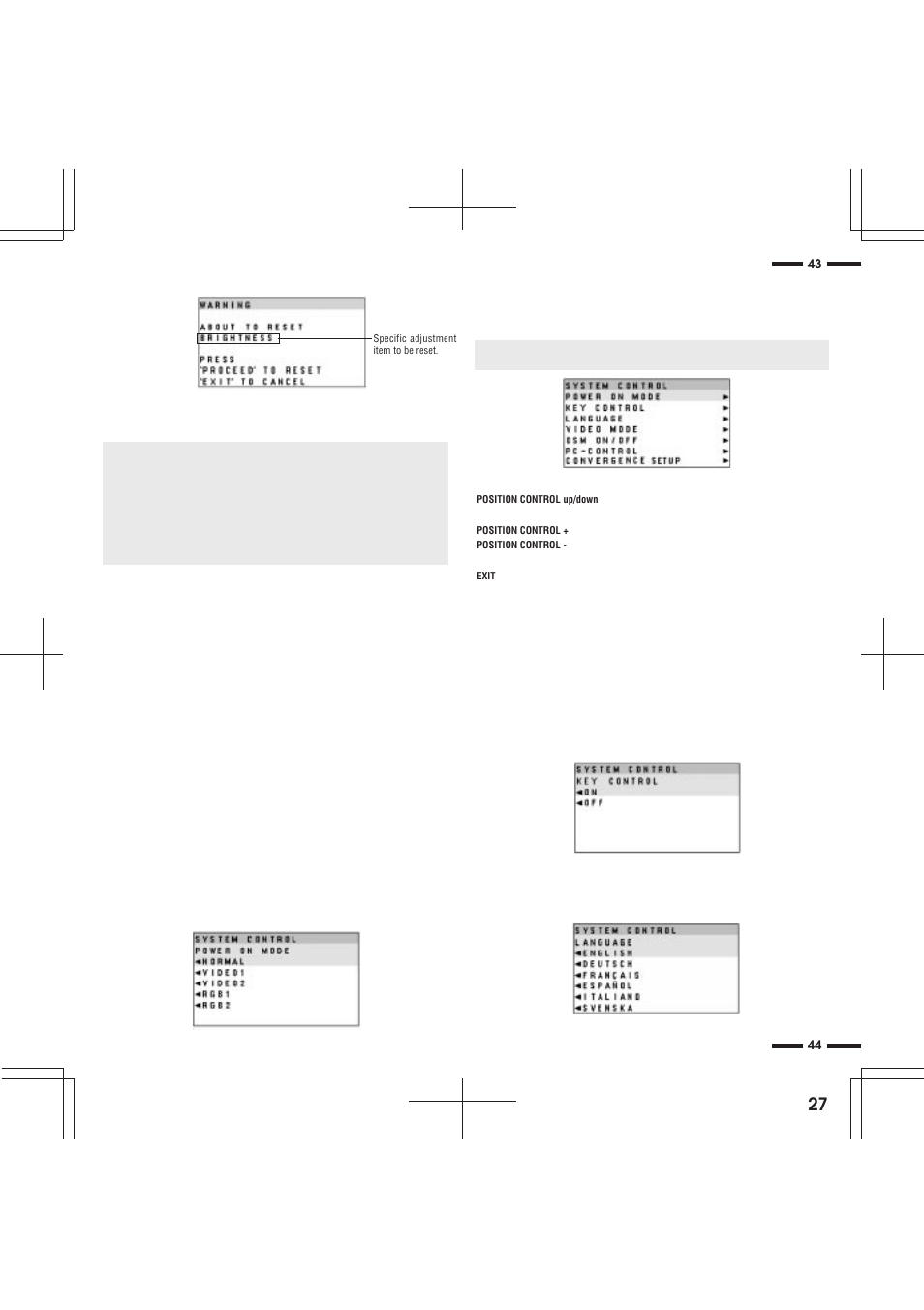 NEC XP29 Xtra User Manual | Page 27 / 40