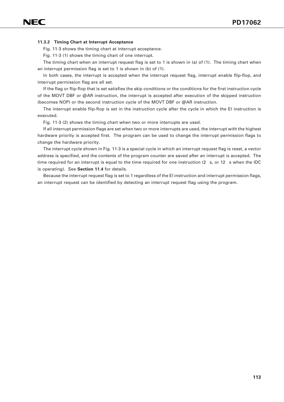 NEC PD17062 User Manual | Page 113 / 296