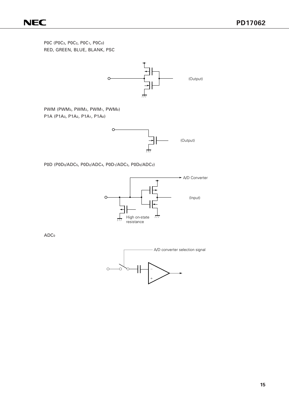NEC PD17062 User Manual | Page 15 / 296