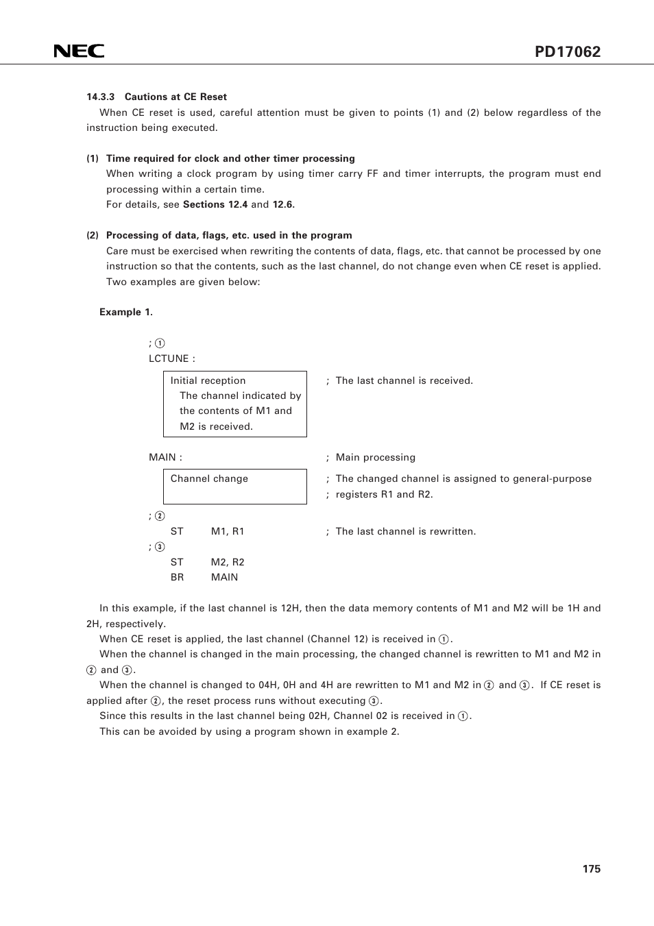 NEC PD17062 User Manual | Page 175 / 296