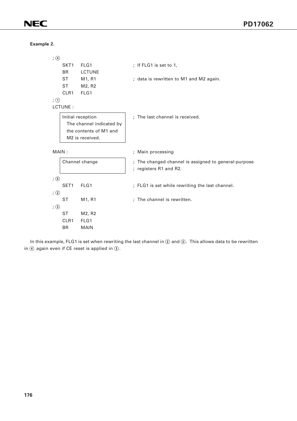NEC PD17062 User Manual | Page 176 / 296