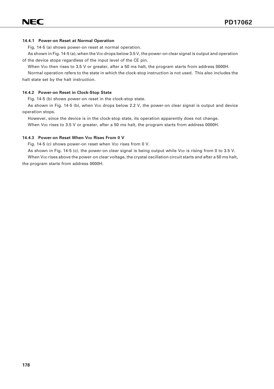 NEC PD17062 User Manual | Page 178 / 296