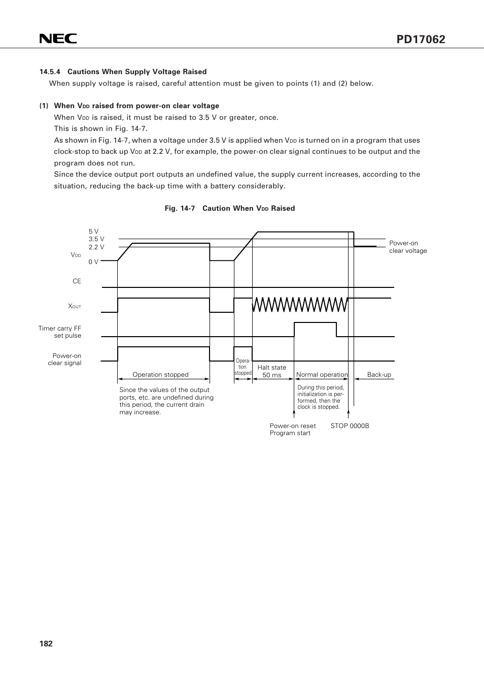 NEC PD17062 User Manual | Page 182 / 296