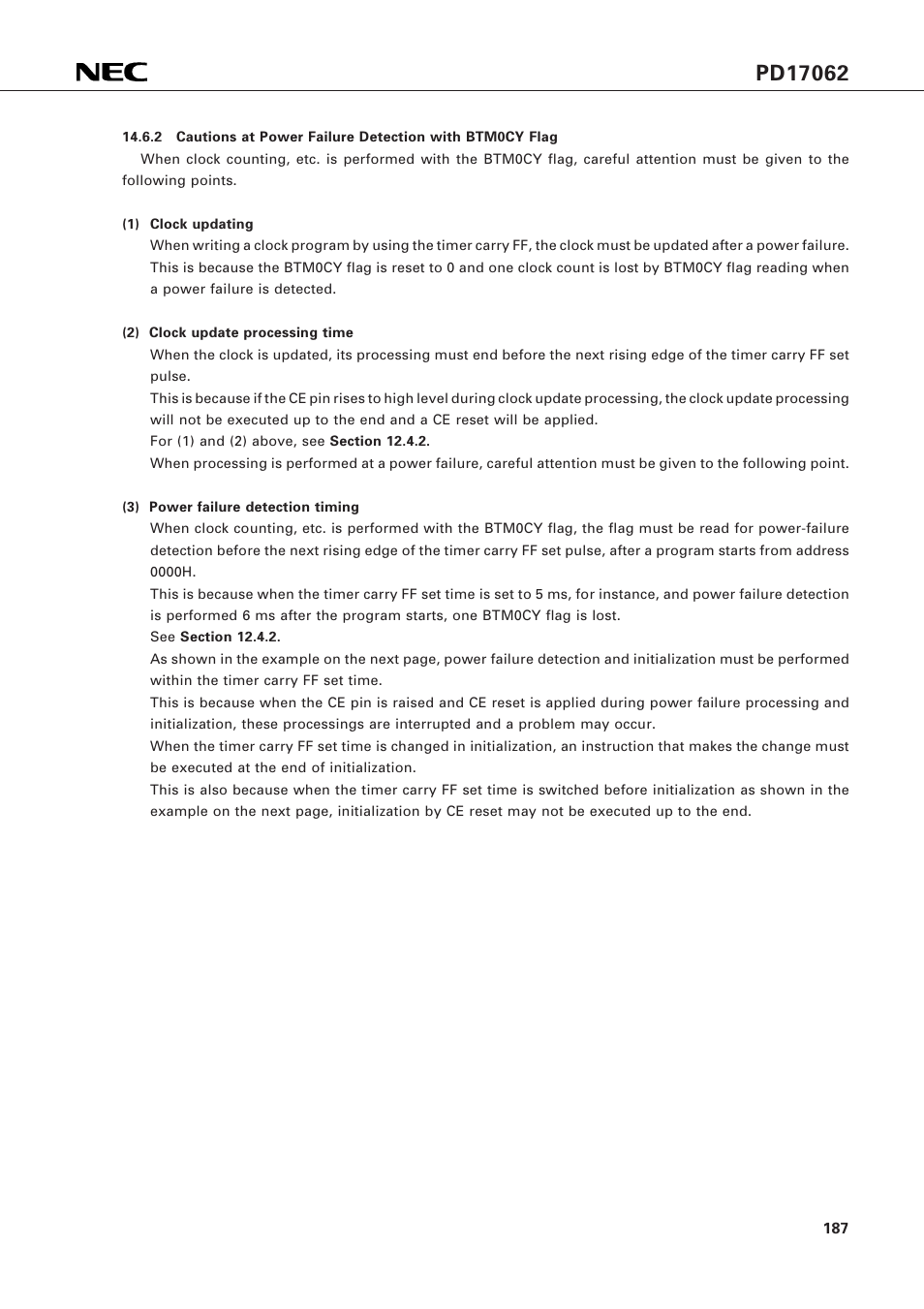 NEC PD17062 User Manual | Page 187 / 296