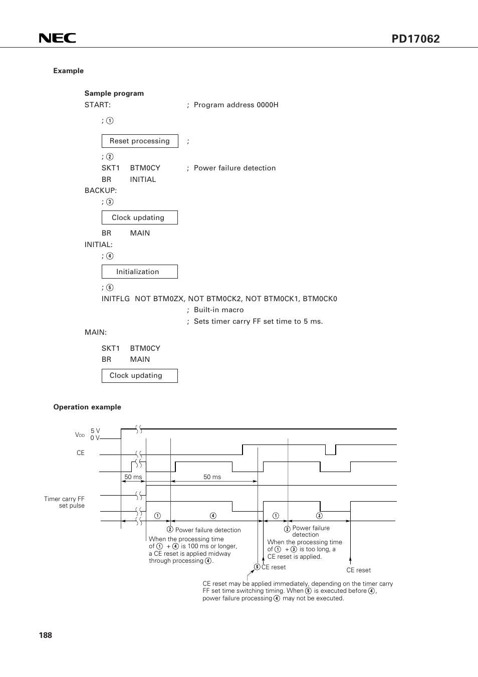 NEC PD17062 User Manual | Page 188 / 296