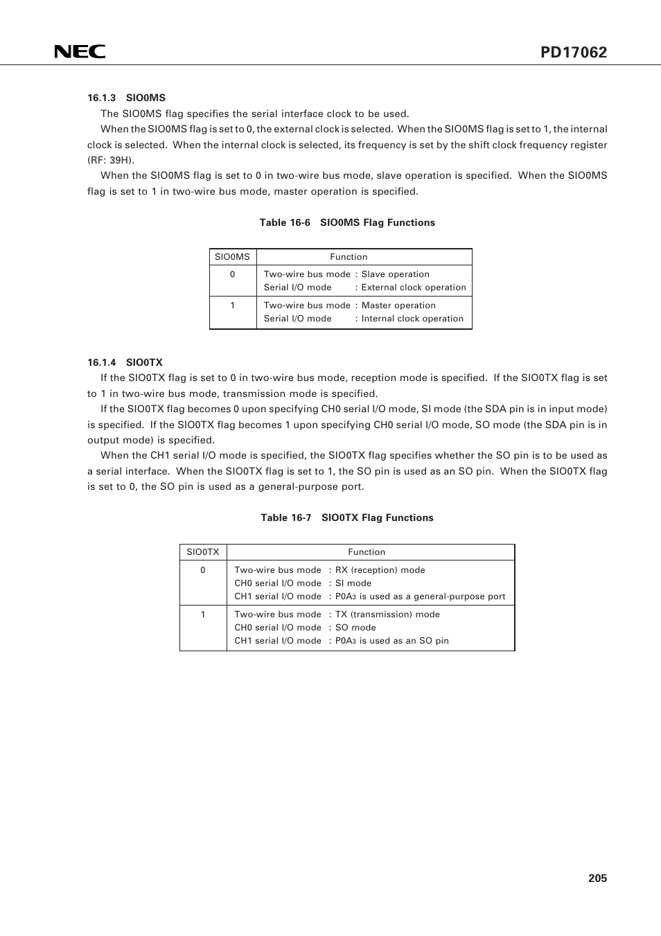 NEC PD17062 User Manual | Page 205 / 296