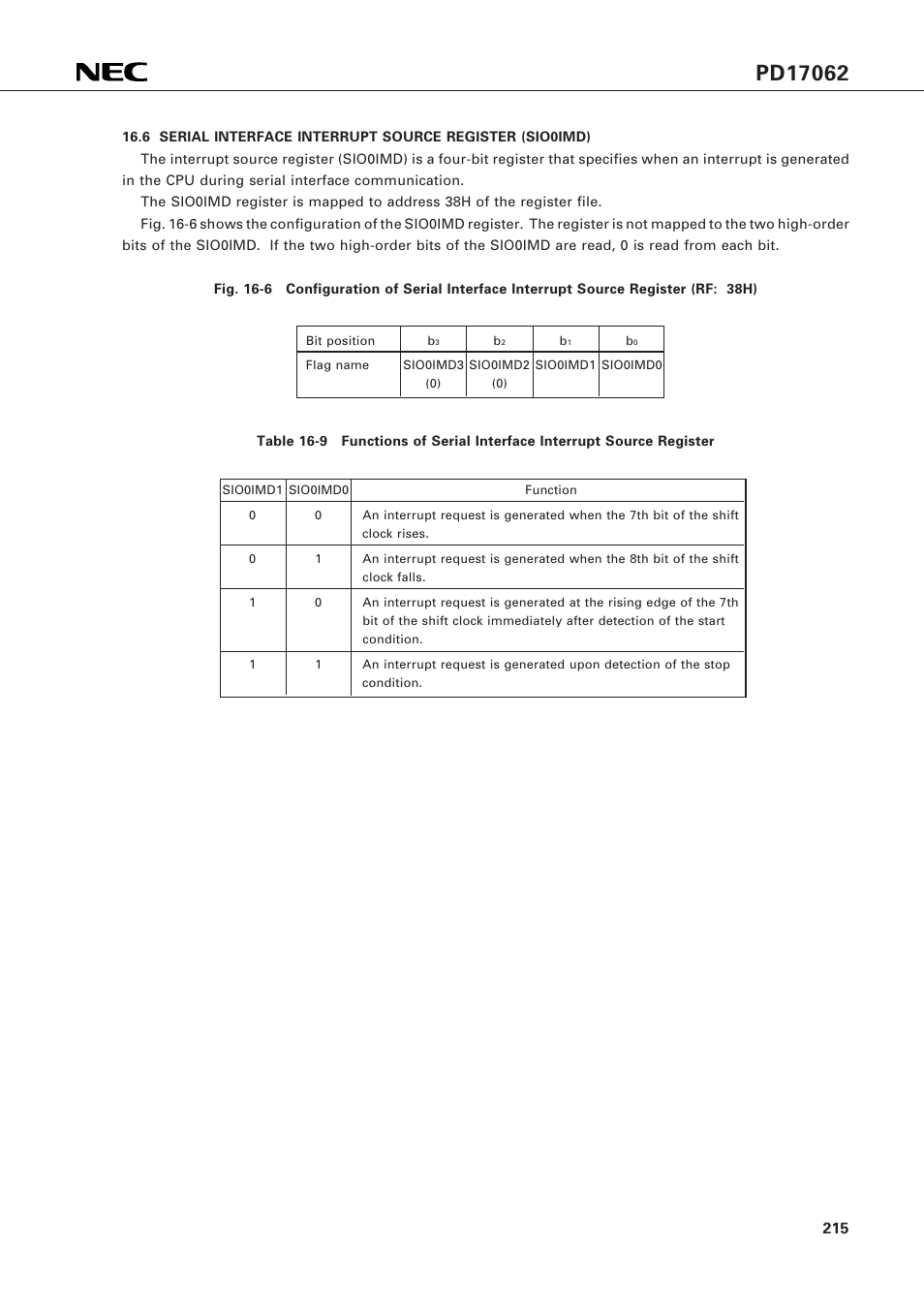 NEC PD17062 User Manual | Page 215 / 296