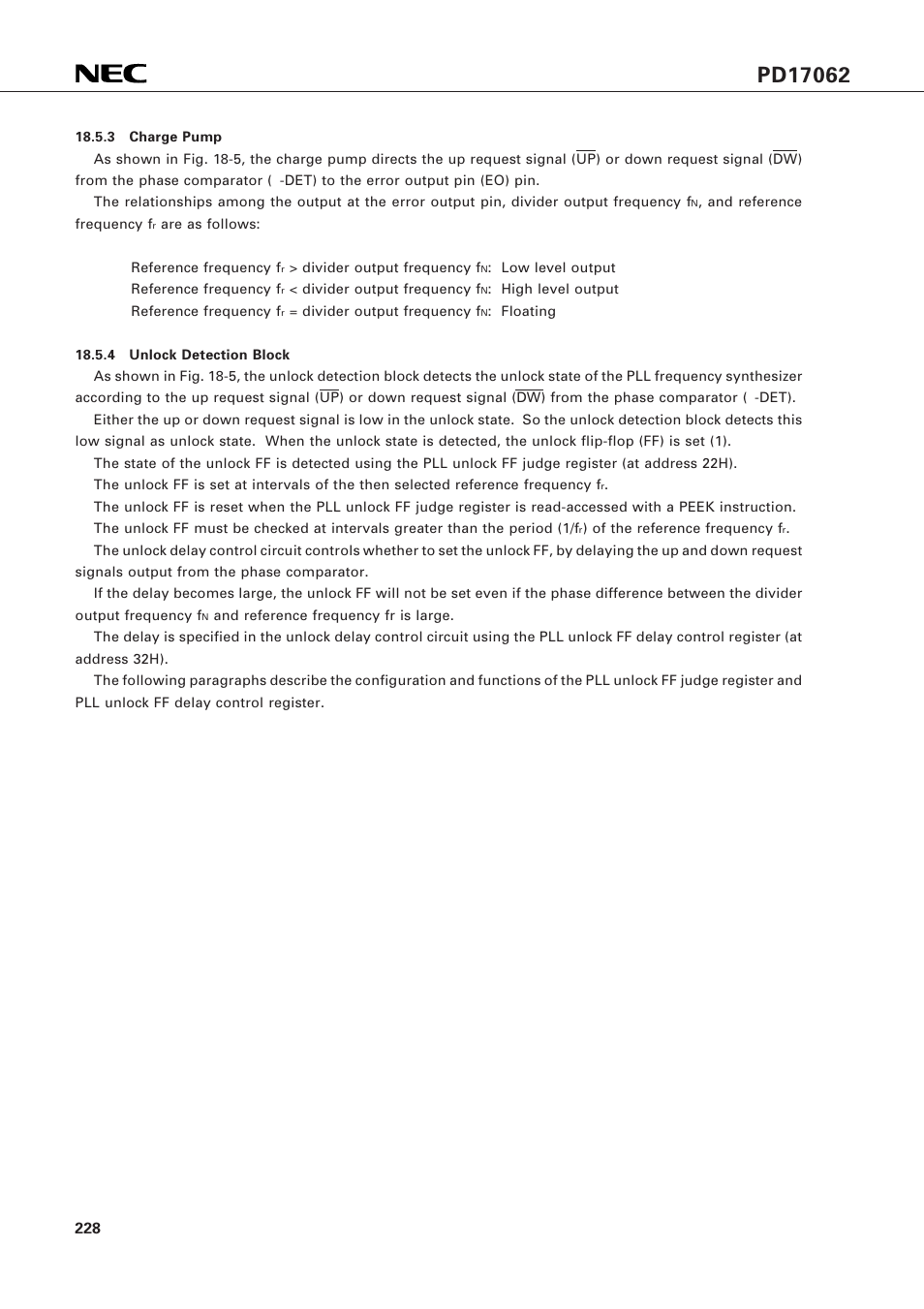 NEC PD17062 User Manual | Page 228 / 296