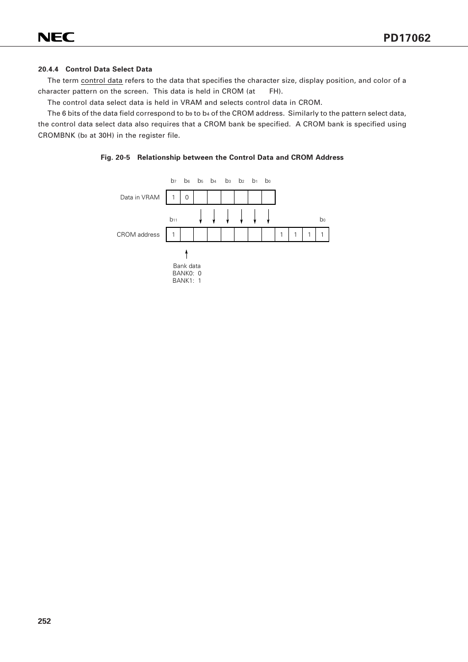 NEC PD17062 User Manual | Page 252 / 296