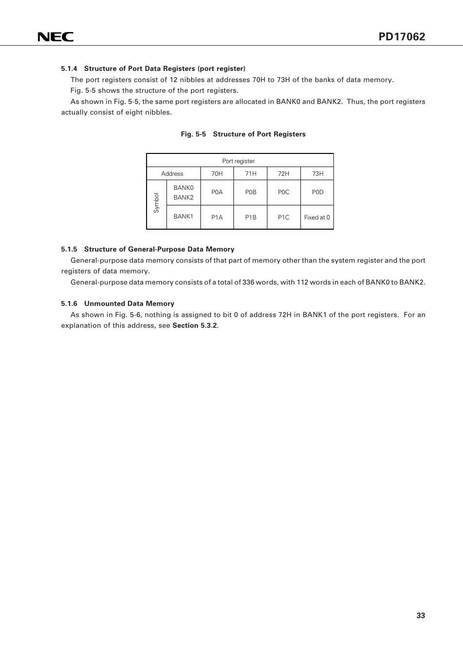 NEC PD17062 User Manual | Page 33 / 296