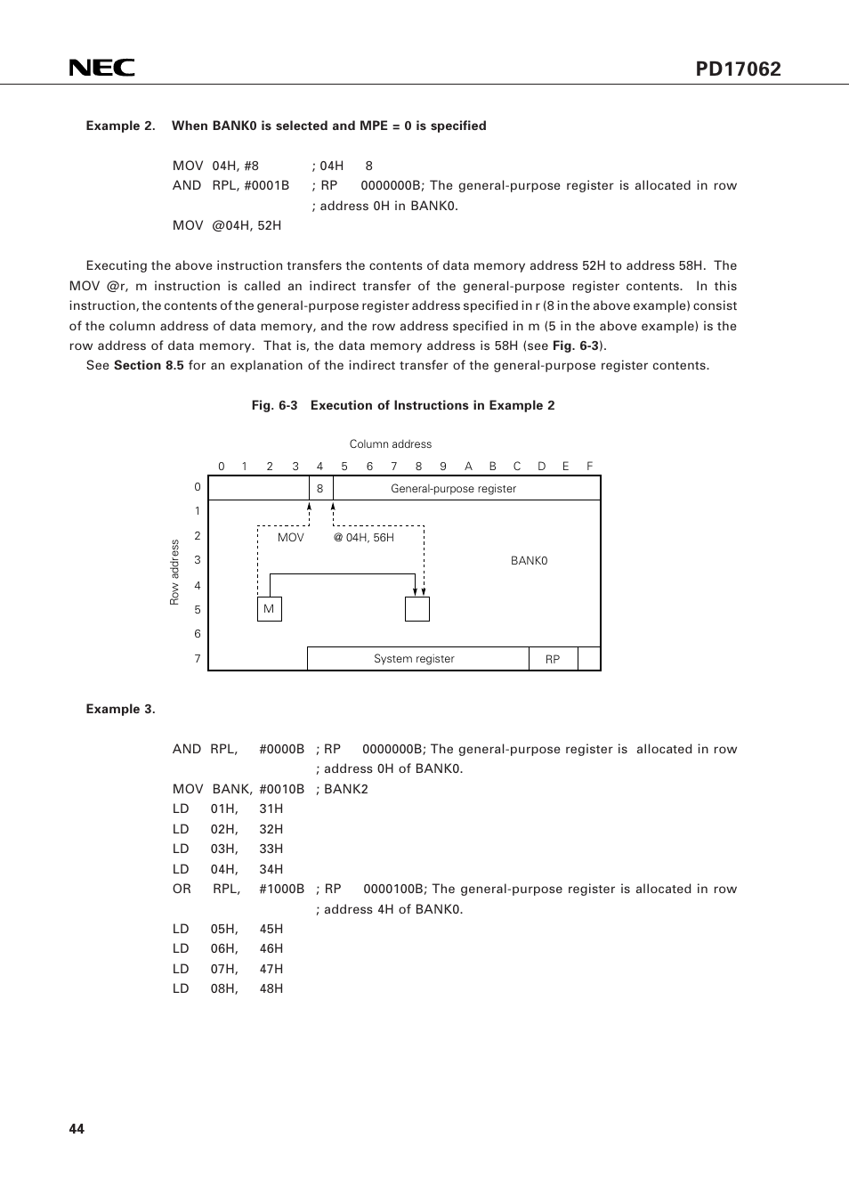 NEC PD17062 User Manual | Page 44 / 296