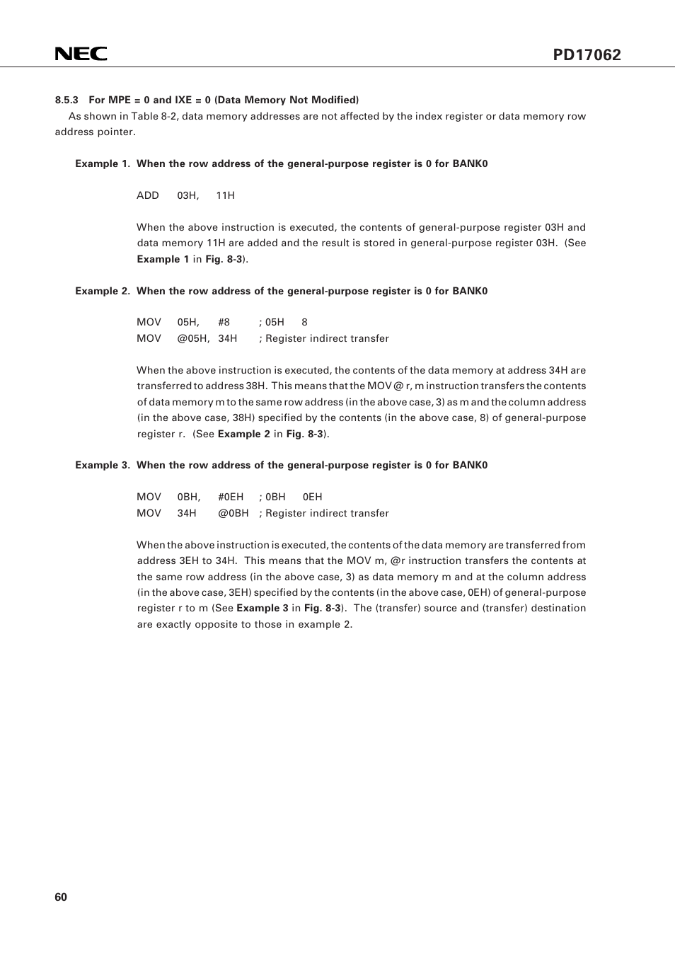 NEC PD17062 User Manual | Page 60 / 296