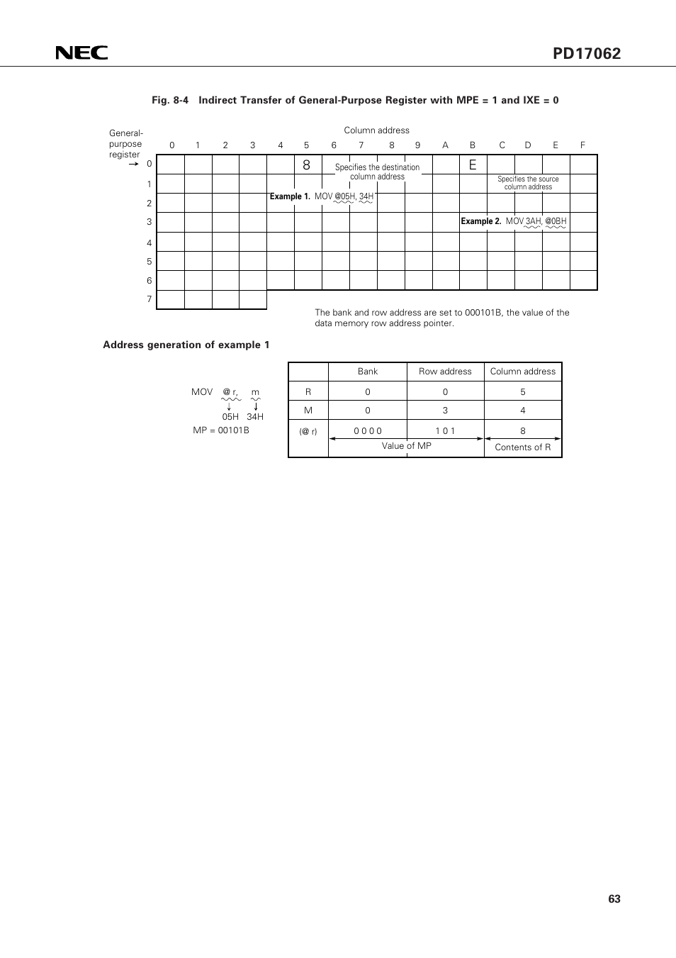 NEC PD17062 User Manual | Page 63 / 296