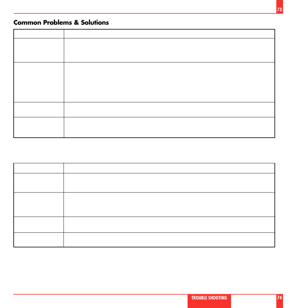 Common problems & solutions | NEC MultiSync LT 80 User Manual | Page 38 / 45