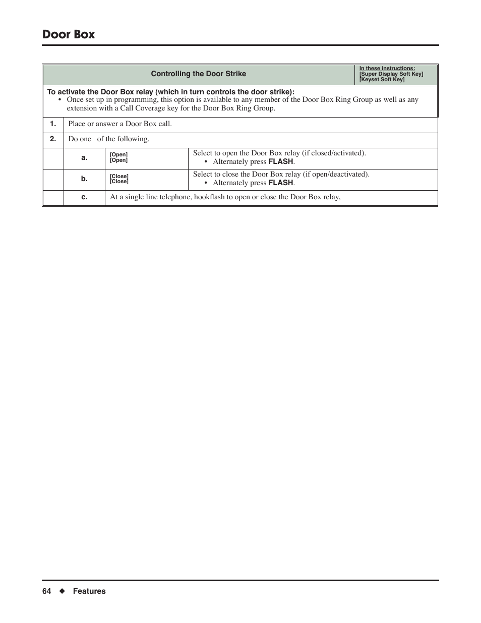 Door box | NEC DSX 1093099 User Manual | Page 72 / 190