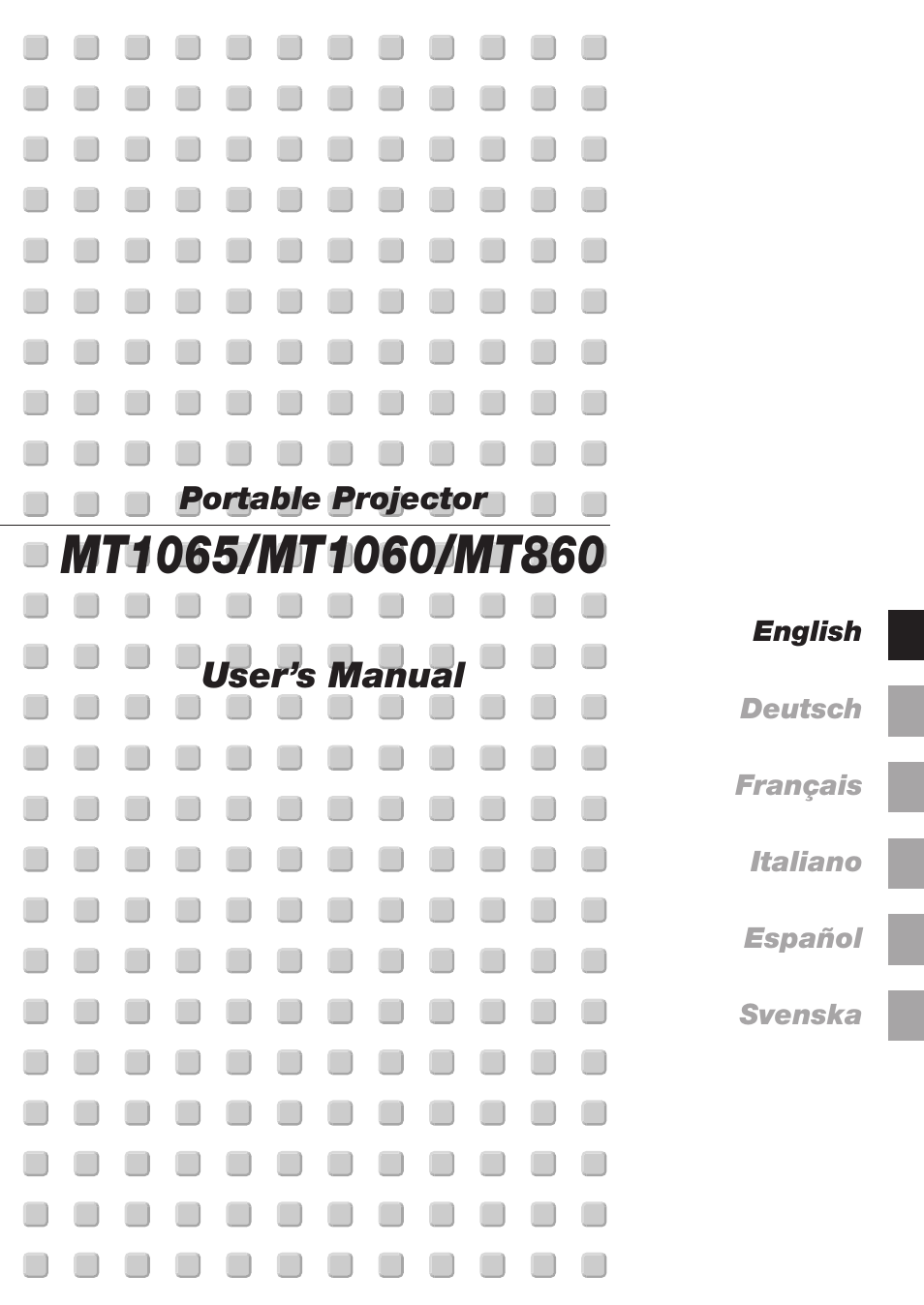 NEC MT1065  EN User Manual | 65 pages