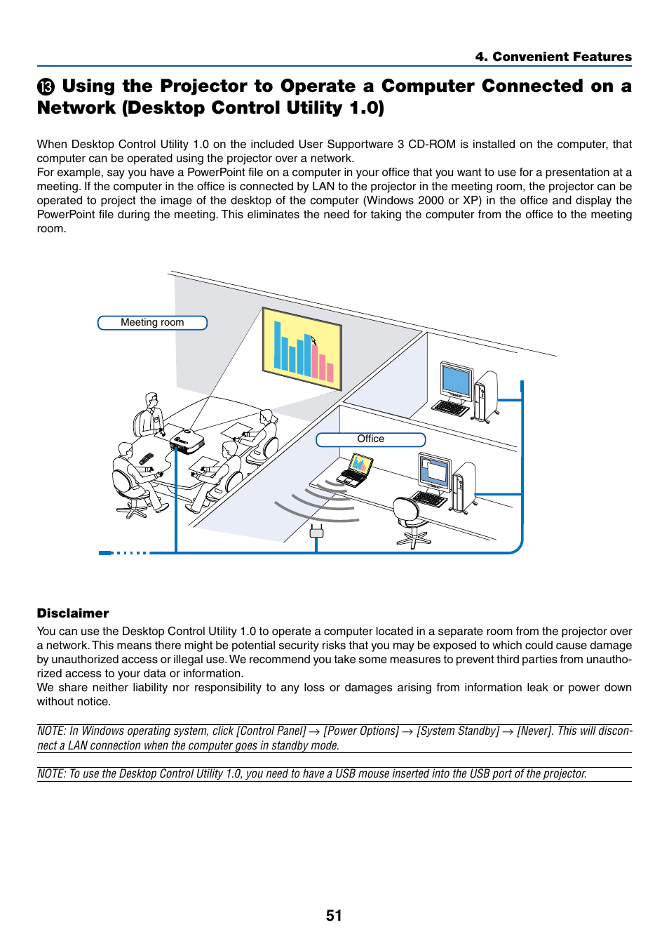 Disclaimer | NEC LT380 User Manual | Page 61 / 133