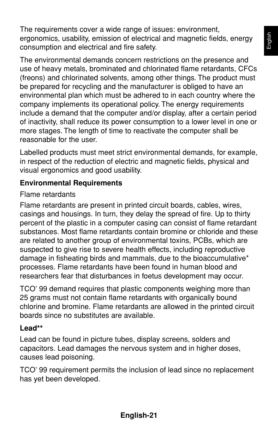 NEC FP1375X User Manual | Page 22 / 23