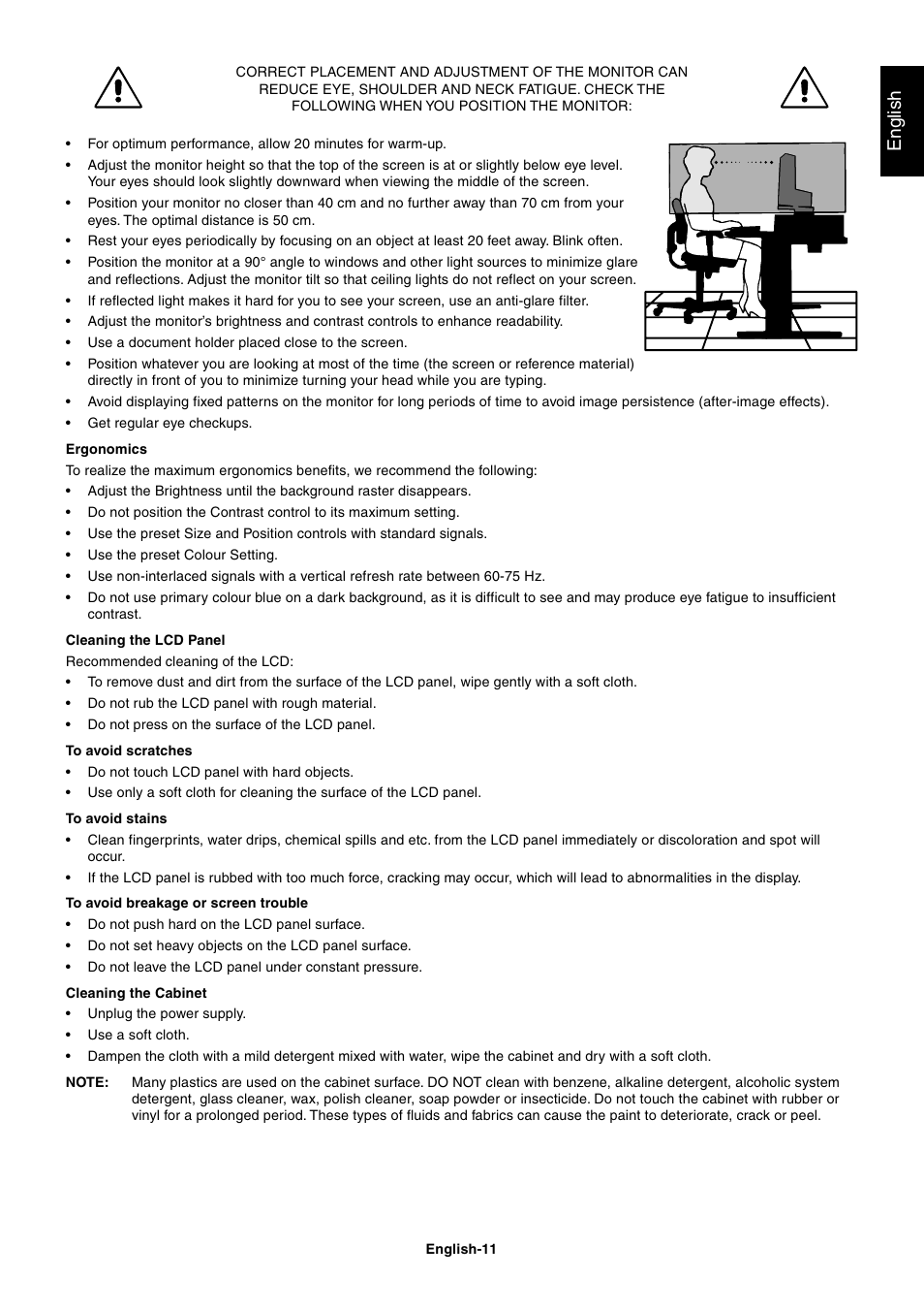 English | NEC LCD1770GX User Manual | Page 13 / 18