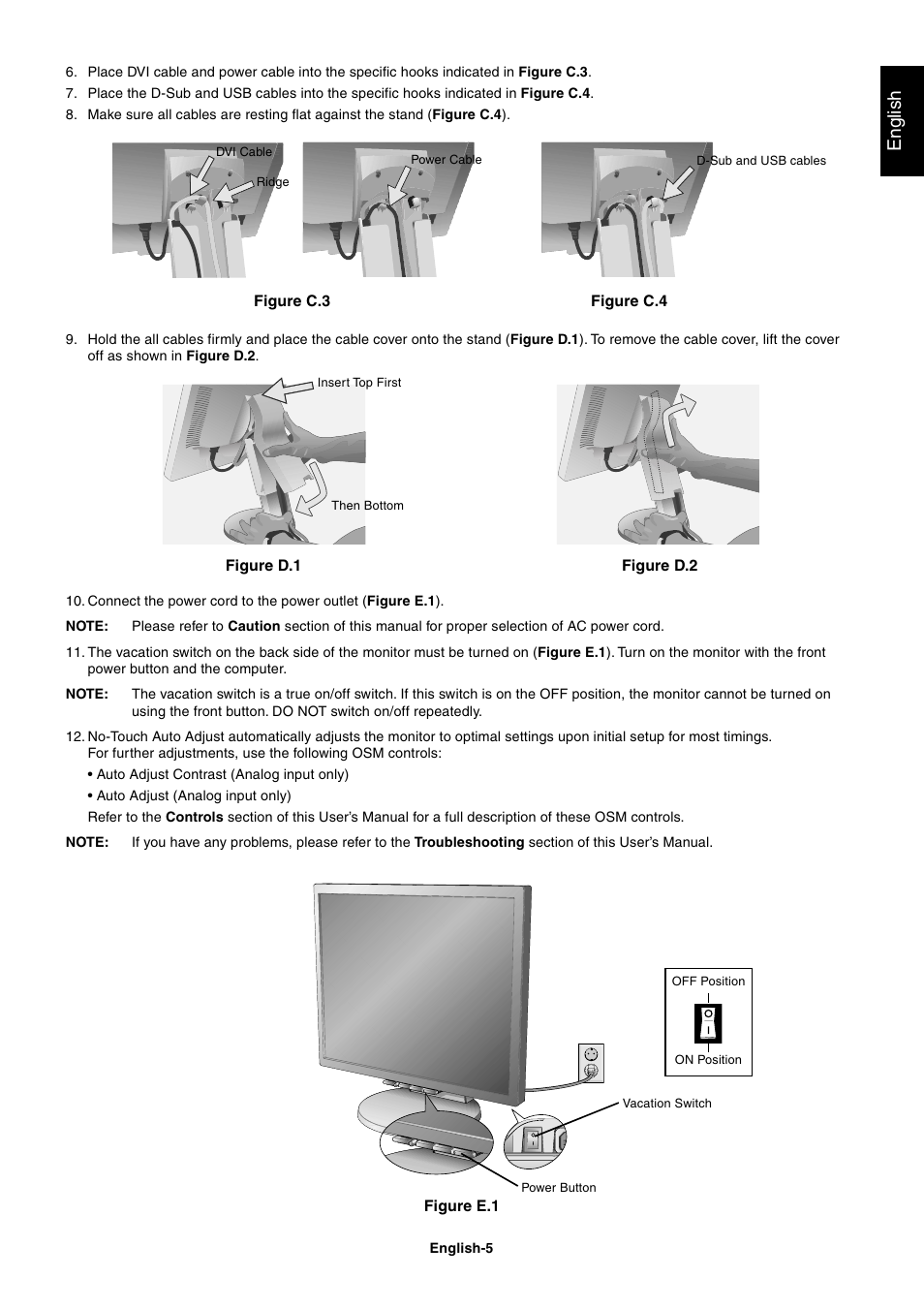 English | NEC LCD1770GX User Manual | Page 7 / 18