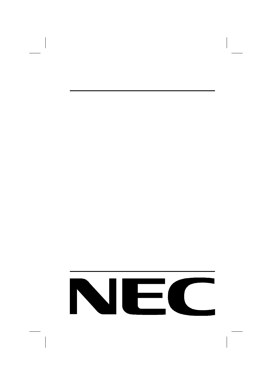 NEC E1100+ User Manual | 115 pages