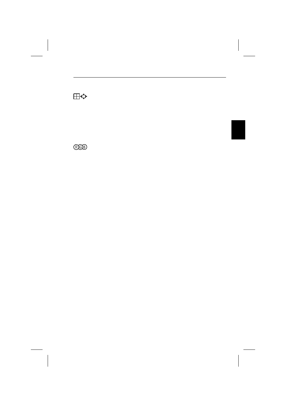 Size and position, Color control | NEC E1100+ User Manual | Page 18 / 115