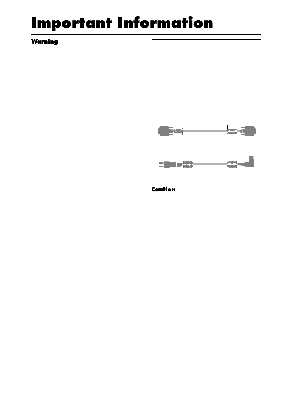 Important information | NEC PX-61XR3A User Manual | Page 4 / 8