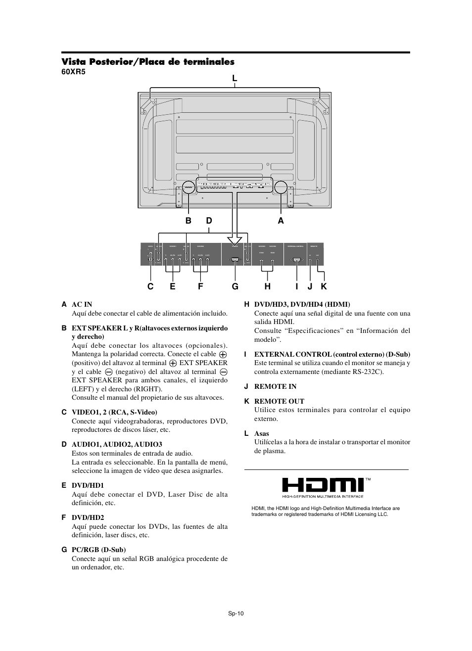 60xr5 | NEC split screen Model User Manual | Page 84 / 148