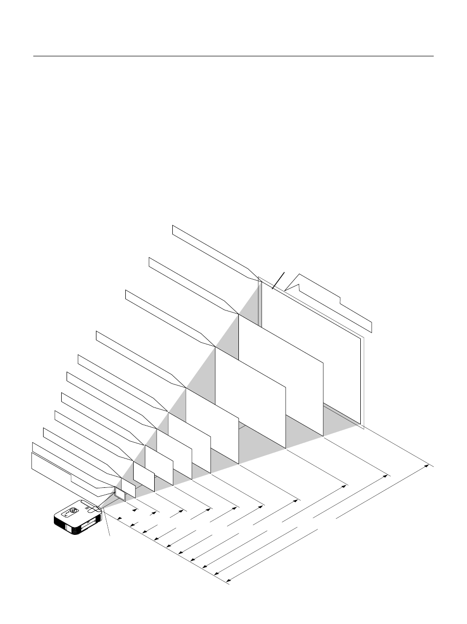 Installation, E – 16, Setting up your projector | NEC LT155 User Manual | Page 16 / 56