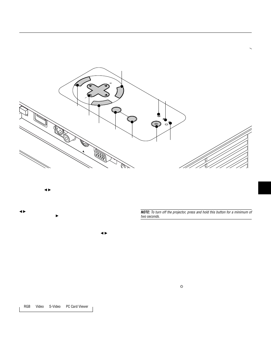 Top features, E – 9 | NEC LT155 User Manual | Page 9 / 56