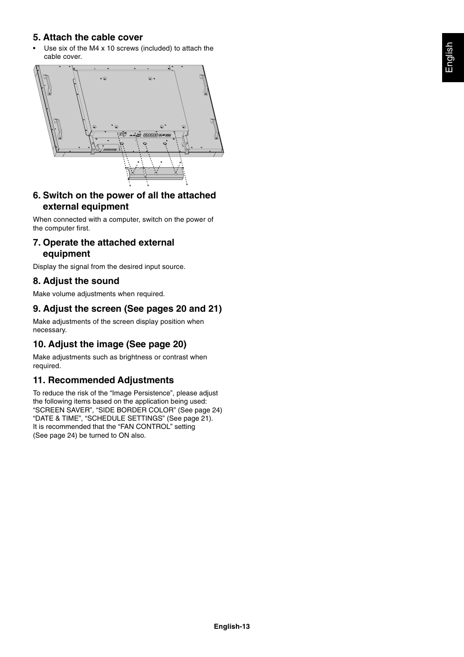 NEC MultiSync S521 User Manual | Page 15 / 39
