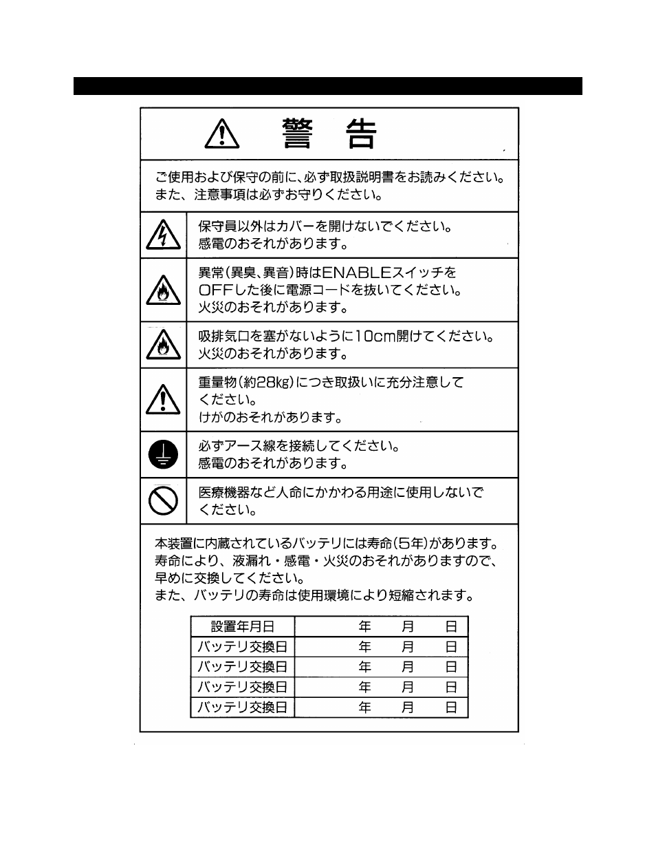 NEC 500 UPS Uninterruptible N8580-31 User Manual | Page 4 / 15