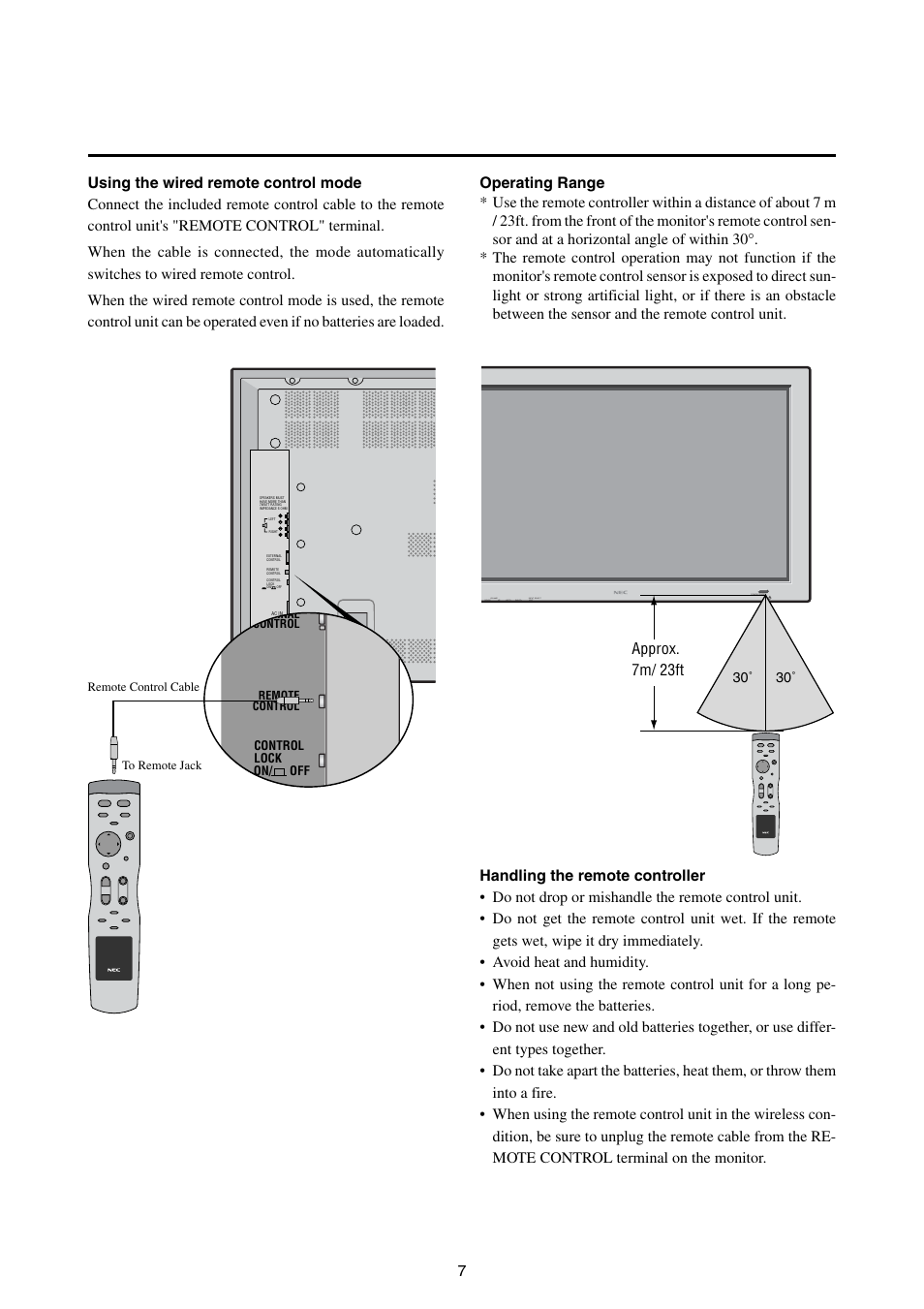 NEC 42MP1 User Manual | Page 14 / 54