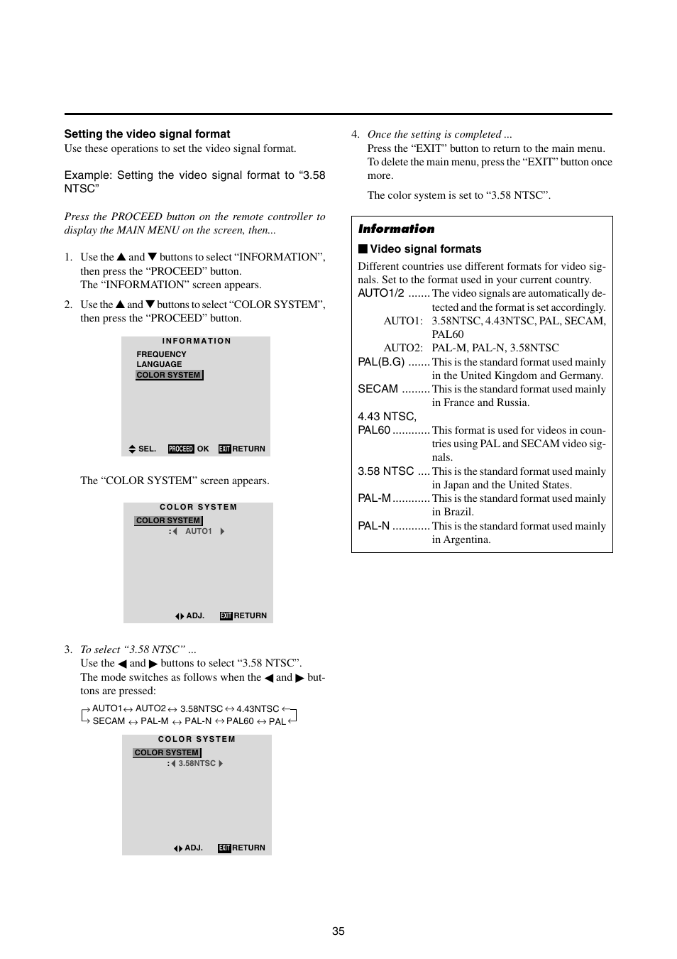 NEC 42MP1 User Manual | Page 42 / 54