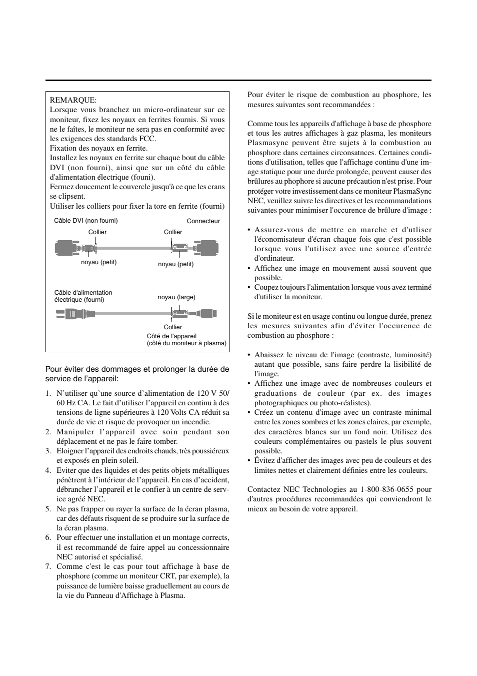 NEC 42MP1 User Manual | Page 5 / 54