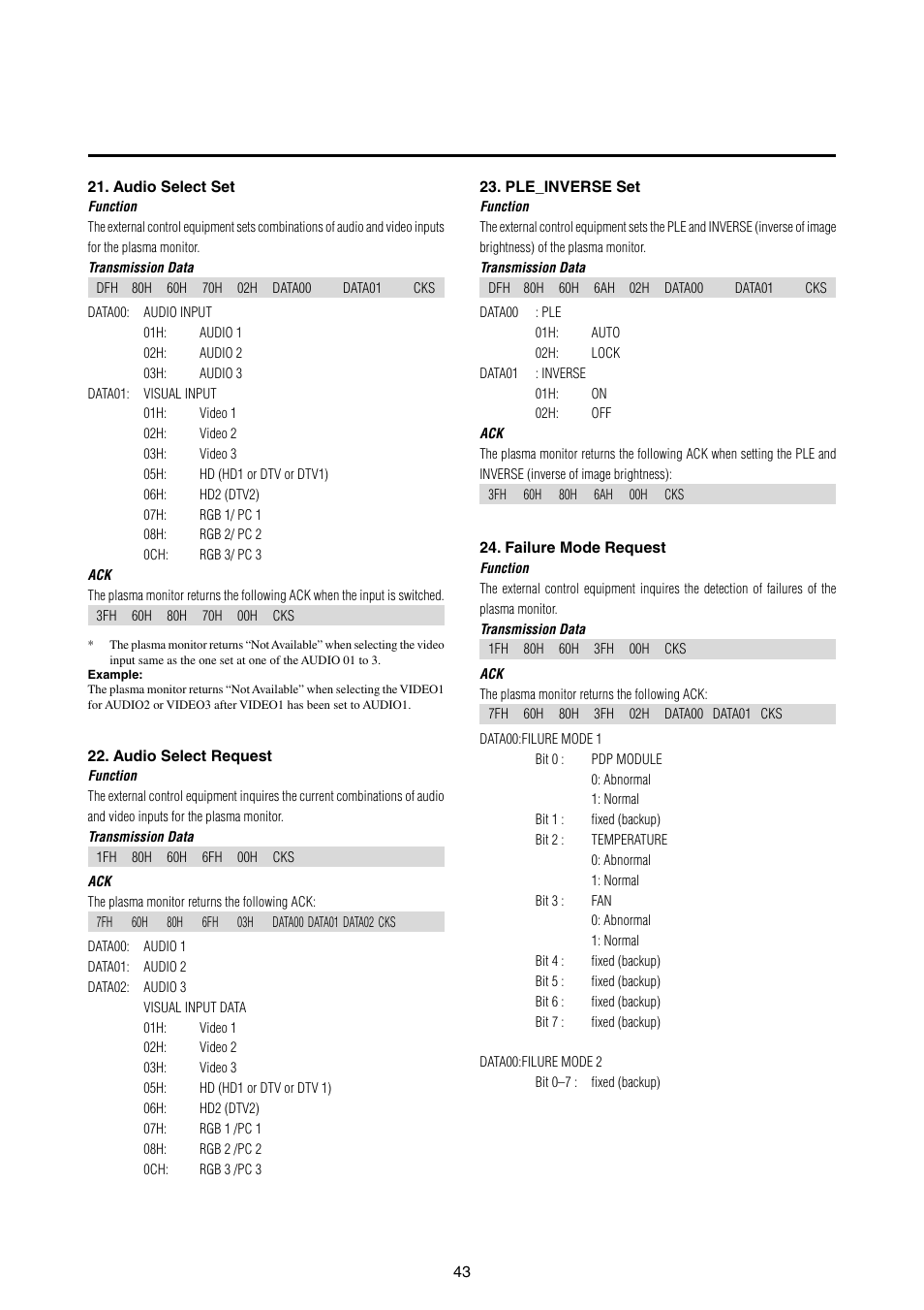 NEC 42MP1 User Manual | Page 50 / 54