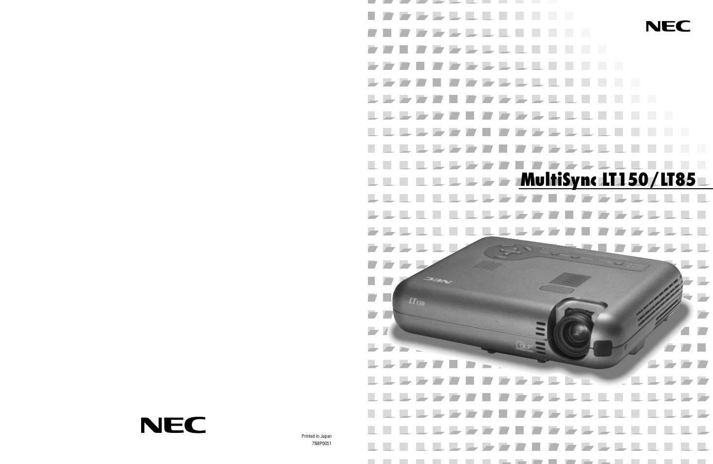 NEC LT150/LT85 User Manual | 62 pages