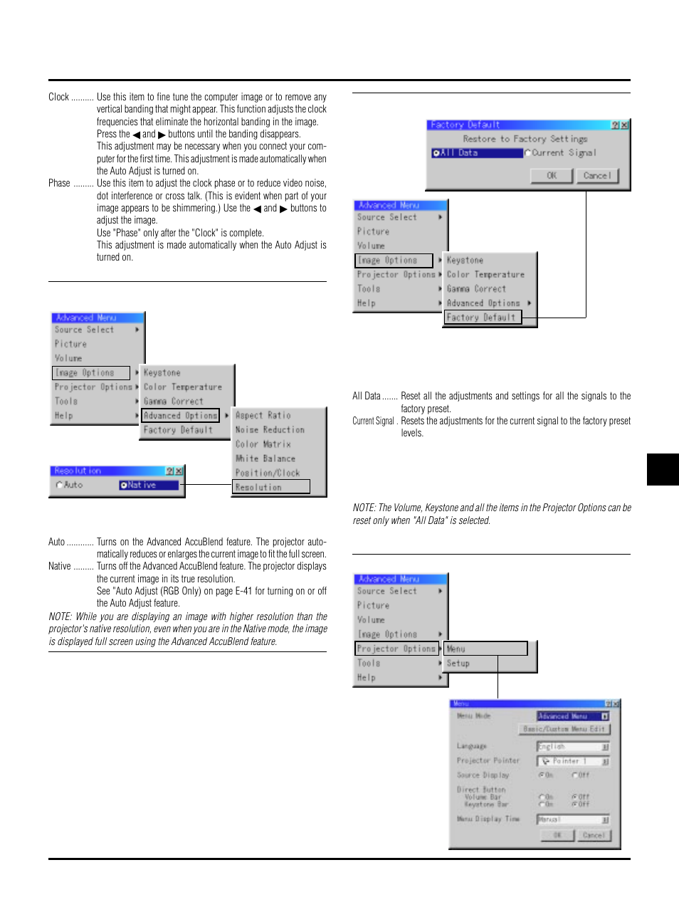 NEC LT150/LT85 User Manual | Page 42 / 62