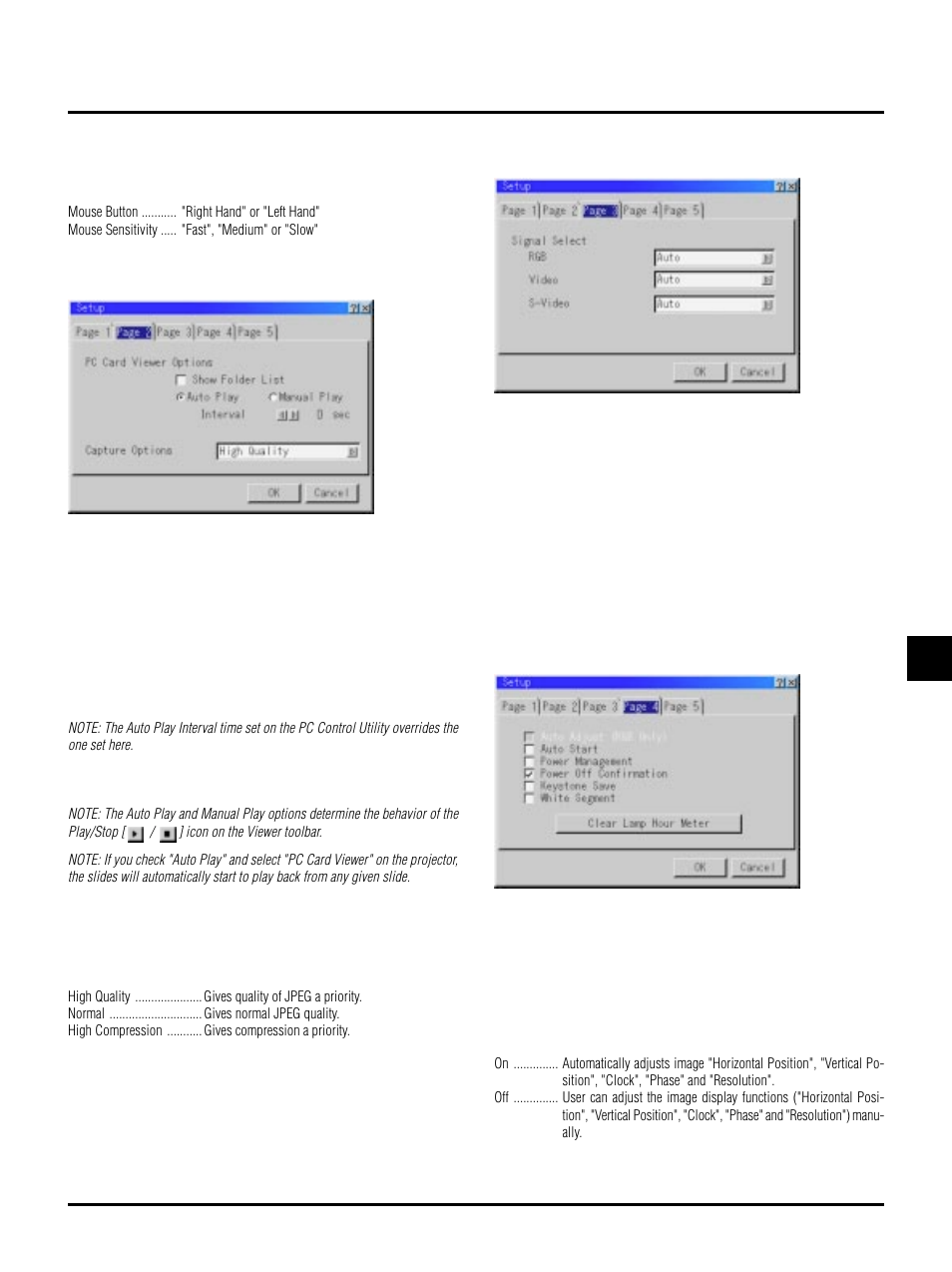 NEC LT150/LT85 User Manual | Page 44 / 62