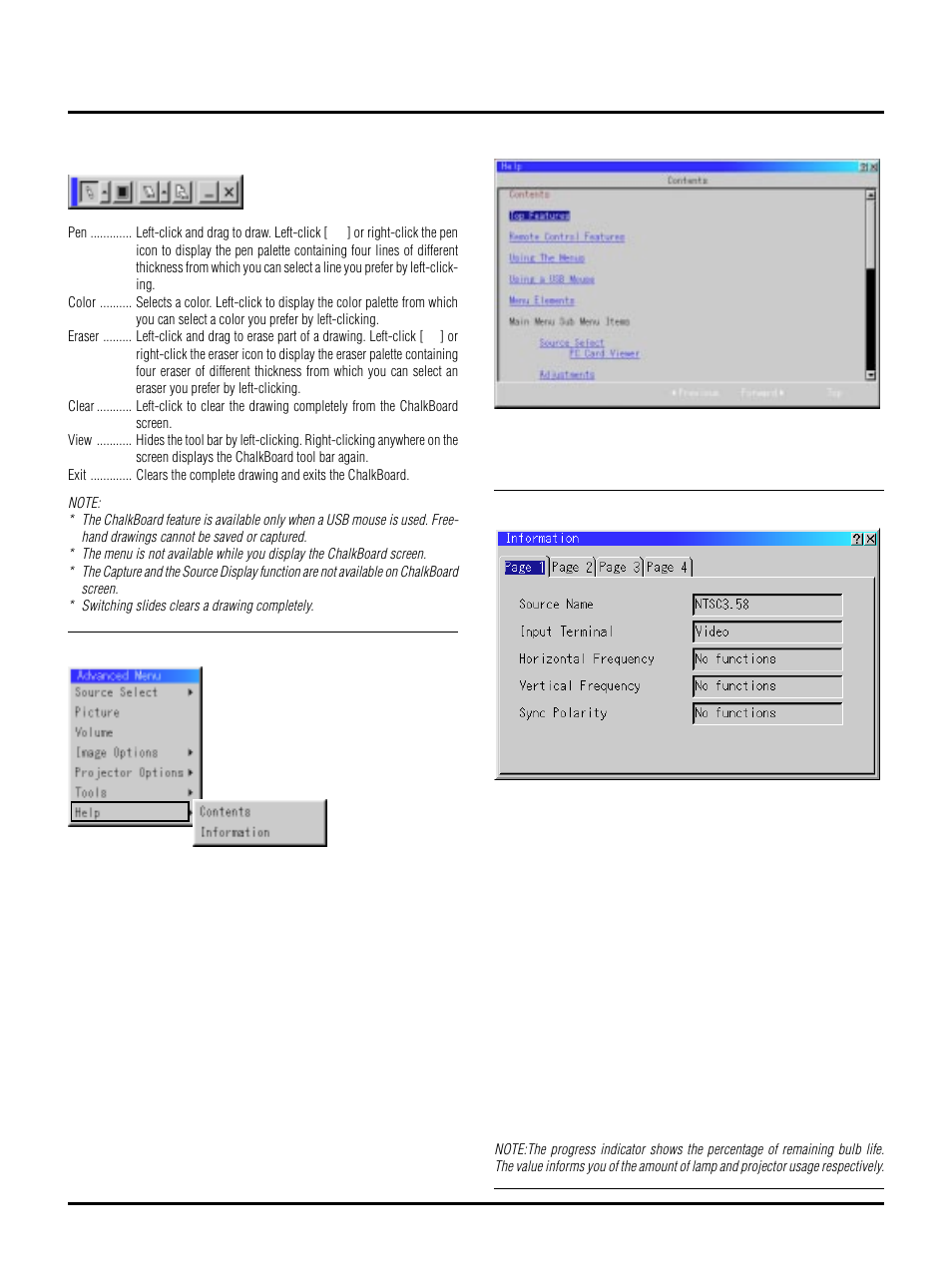 NEC LT150/LT85 User Manual | Page 47 / 62