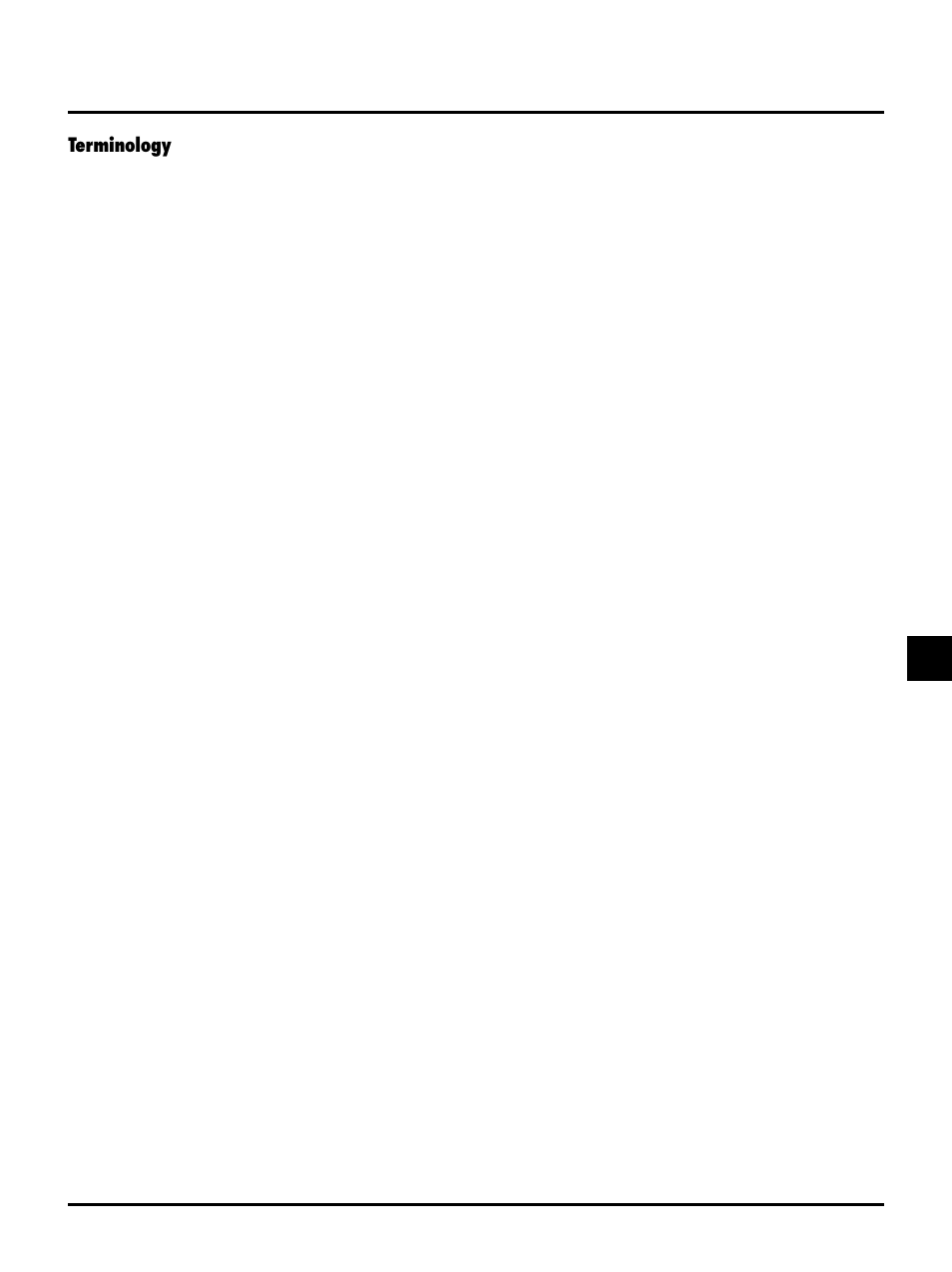 Terminology | NEC LT150/LT85 User Manual | Page 54 / 62