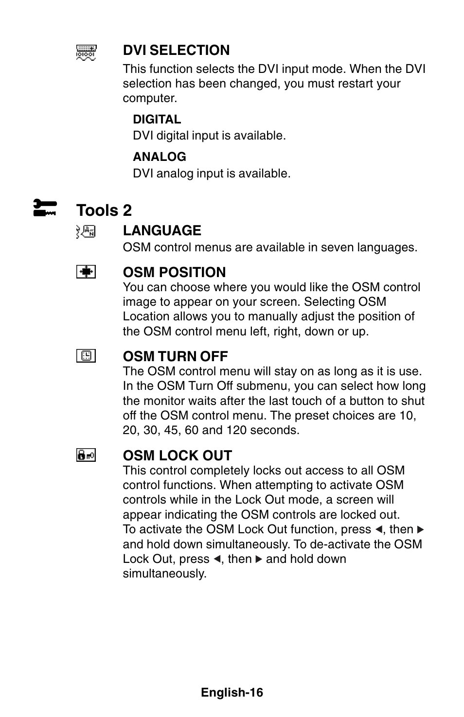 Tools 2 | NEC 1850X User Manual | Page 17 / 34
