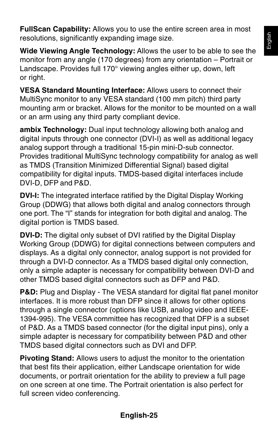 NEC 1850X User Manual | Page 26 / 34