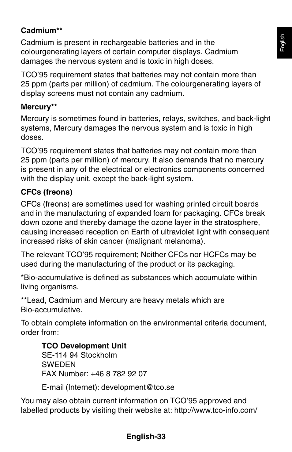 NEC 1850X User Manual | Page 34 / 34