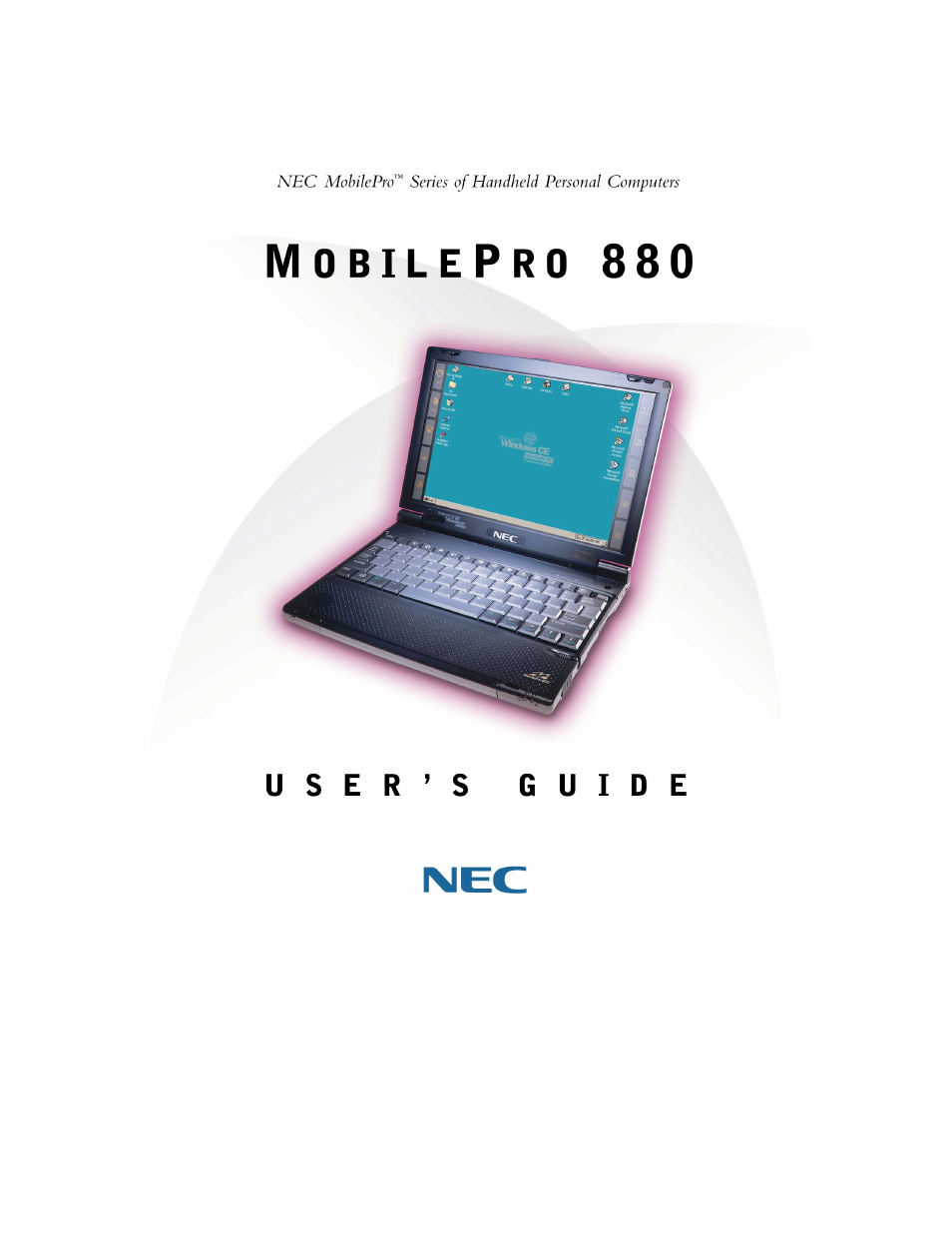 NEC MobilePro 880 User Manual | 133 pages
