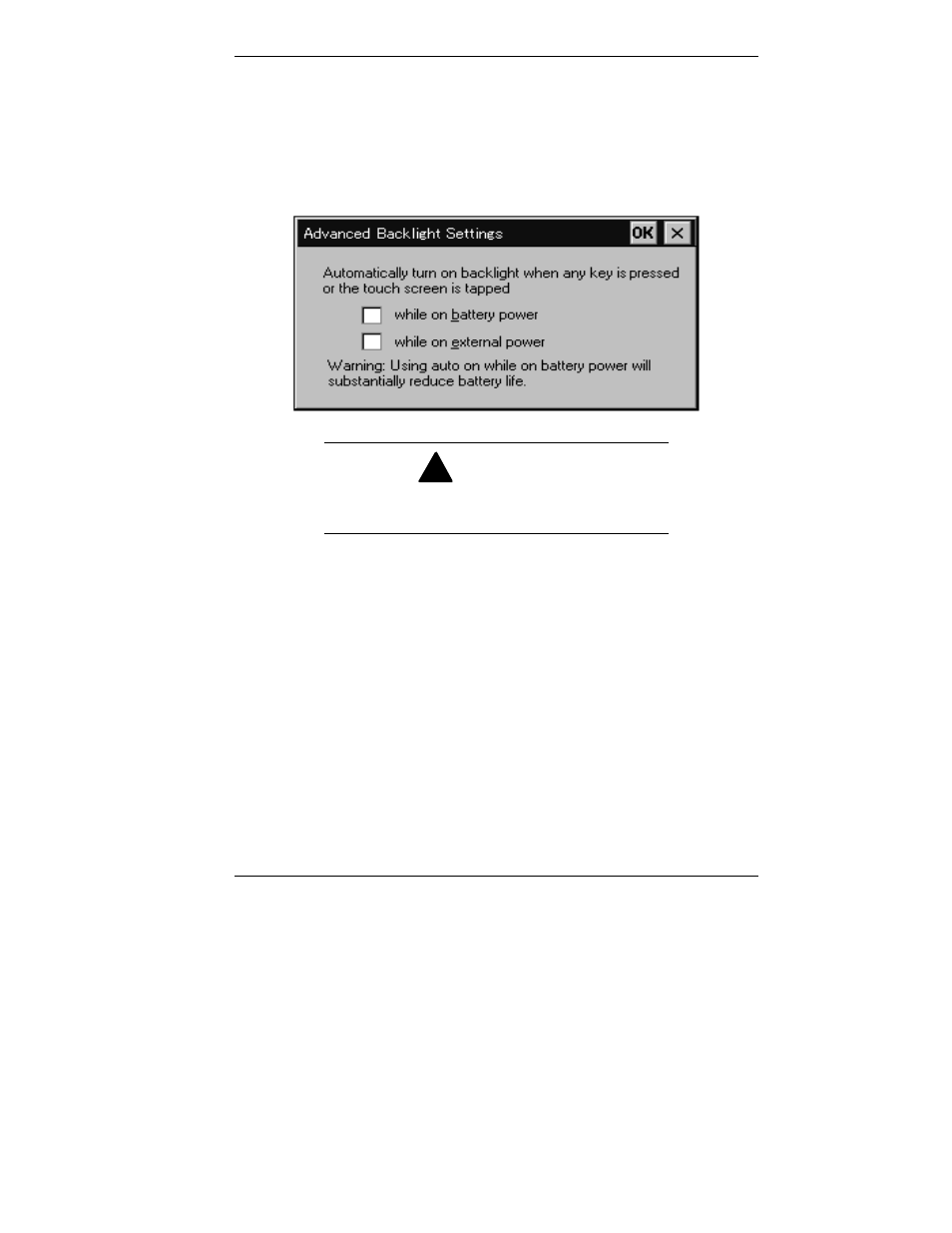 Enabling the suspend switch, Warning | NEC MobilePro 880 User Manual | Page 81 / 133