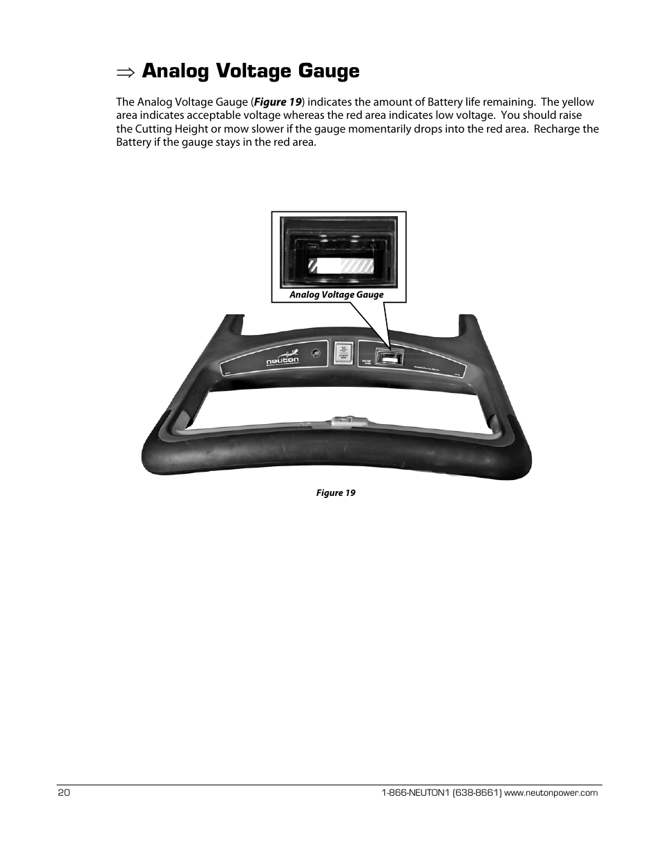 Analog voltage gauge | Neuton CE 6.2 User Manual | Page 24 / 66