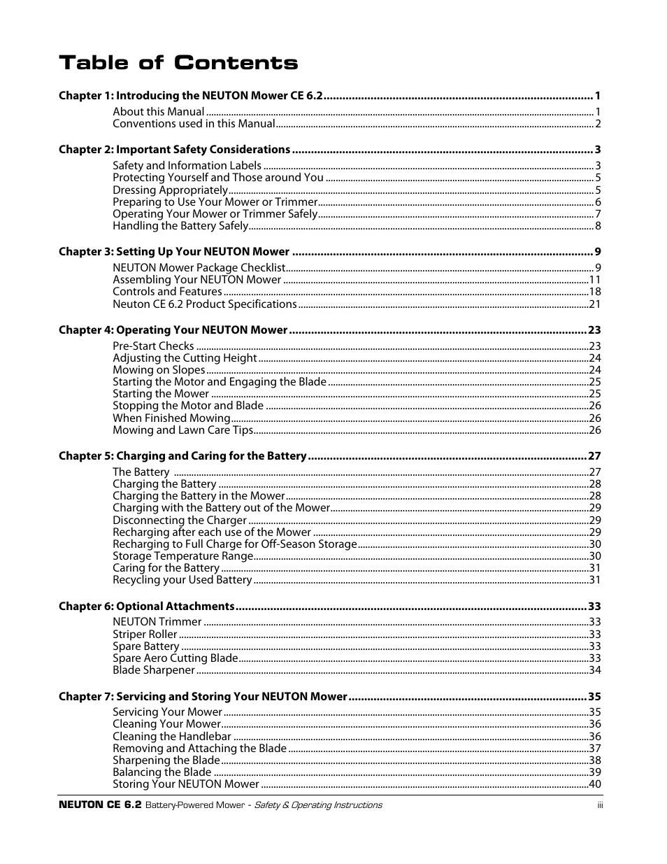 Neuton CE 6.2 User Manual | Page 3 / 66